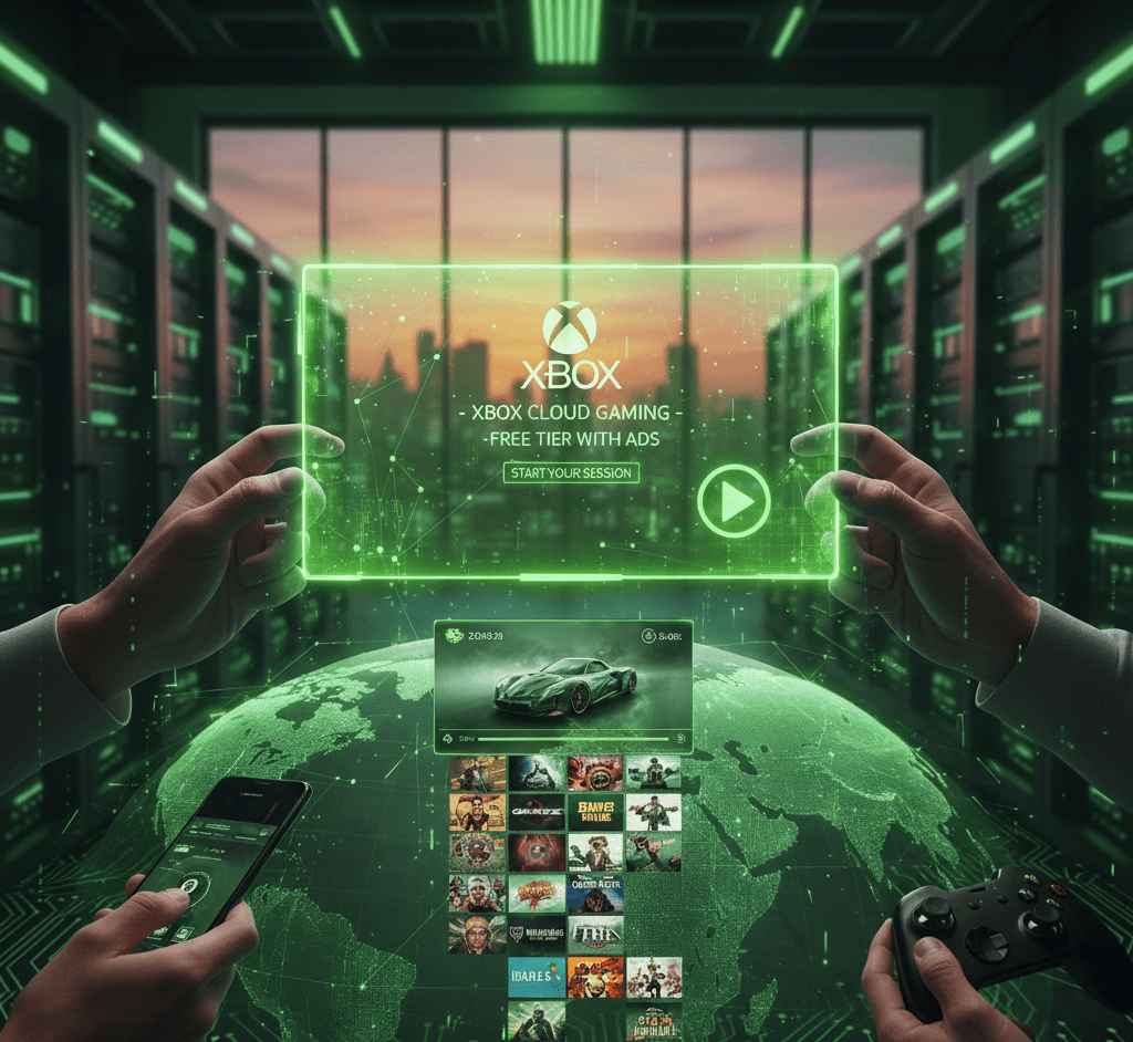 xCloud Grátis com Anúncios: A Revolução do Gaming em Nuvem em 2026