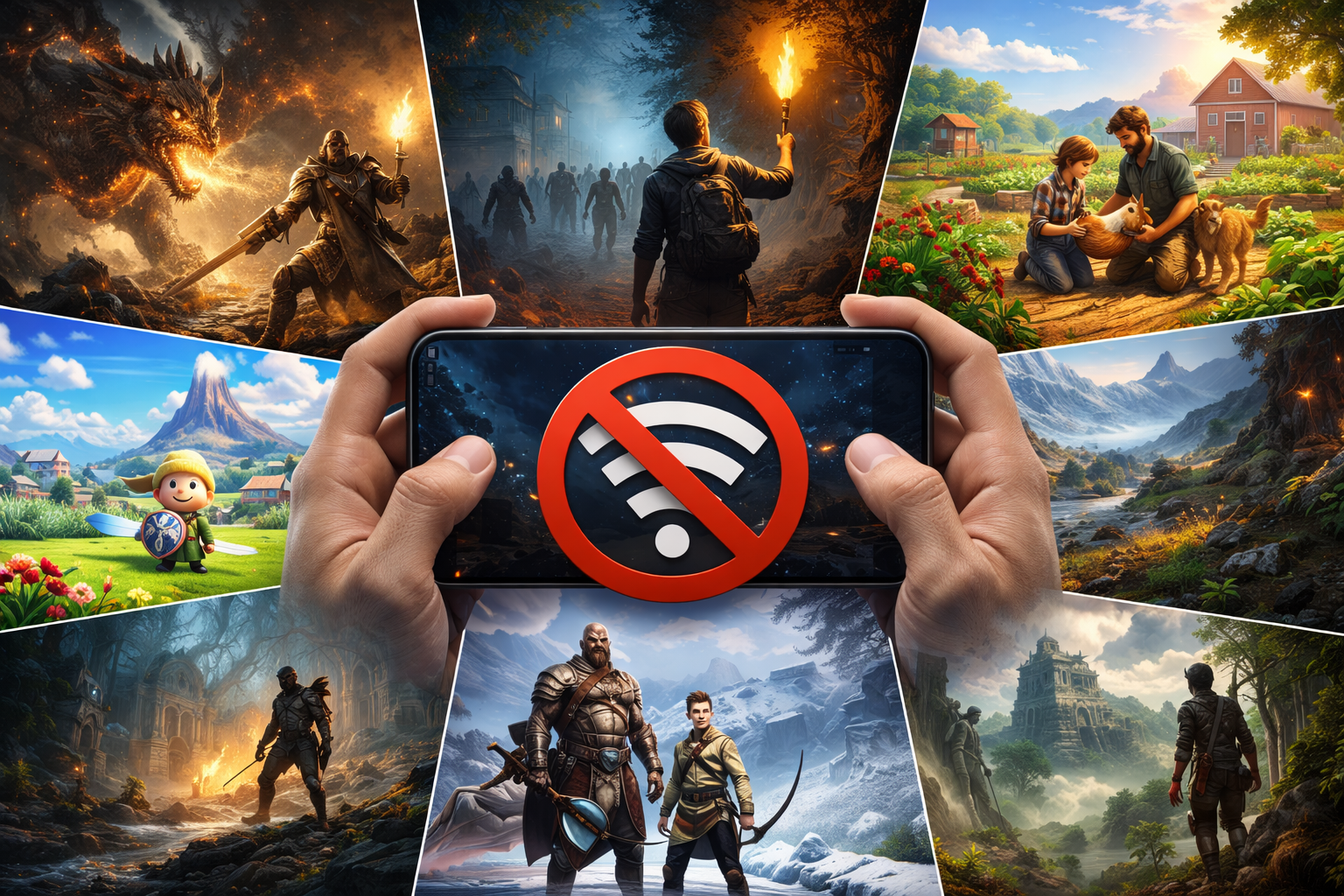 6 Jogos Offline que Garantem Diversão Mesmo Sem Internet