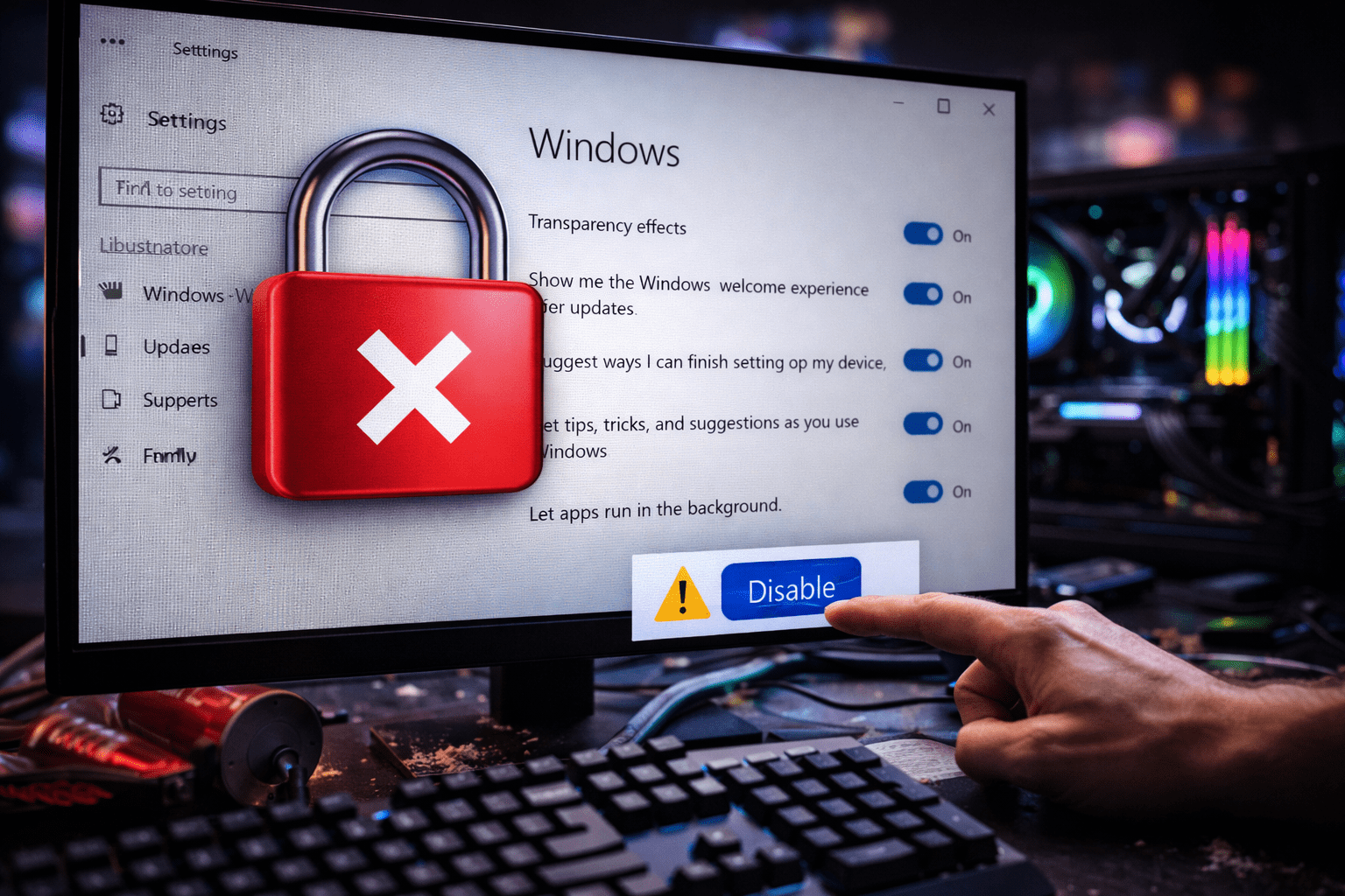 Configurações do Windows