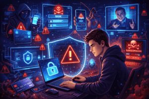 5 Golpes Digitais Mais Comuns em 2026 e Como Evitar