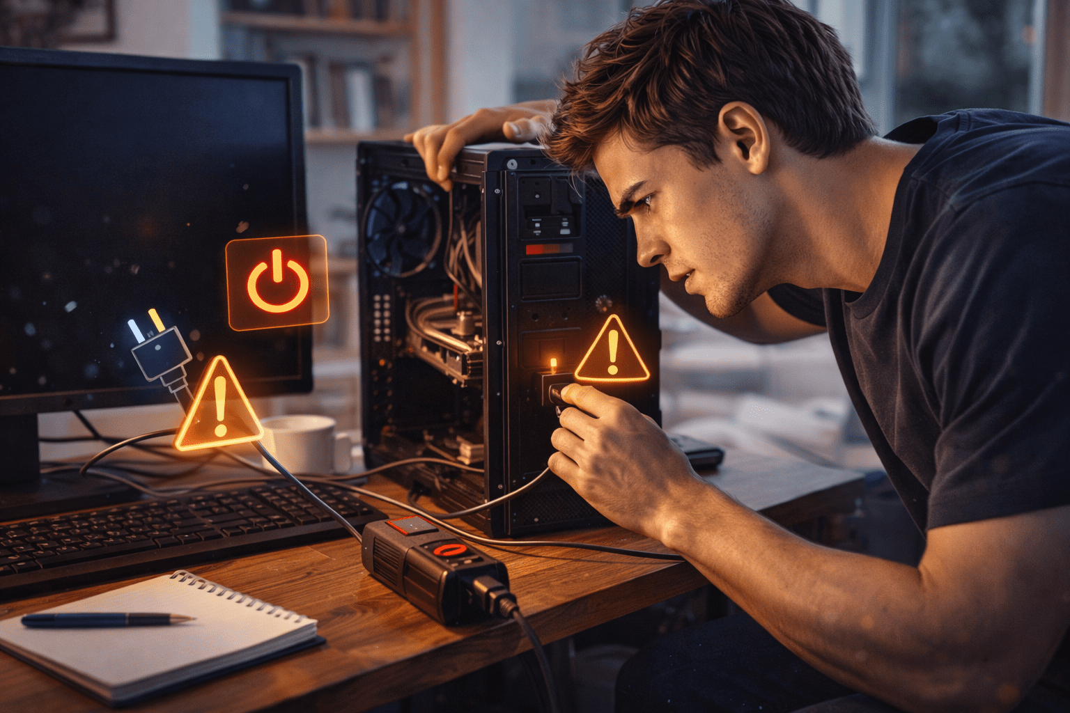 PC Não Liga? O Que Fazer Antes de Chamar um Técnico em 2026