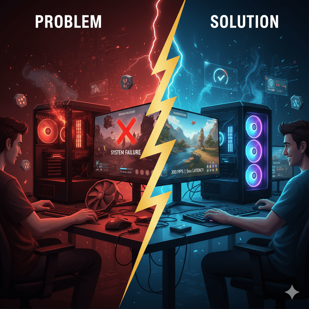 PC gamer travando
