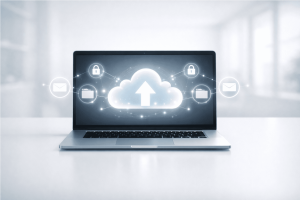 notebook nuvem minimalista